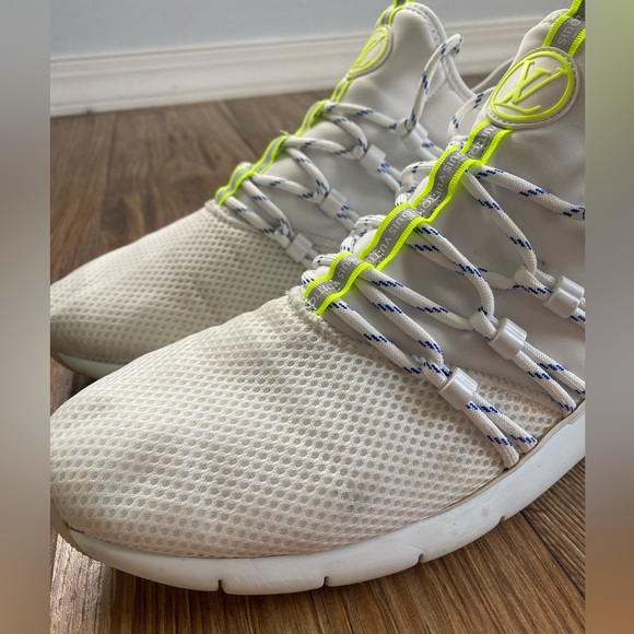 Louis Vuitton Fastlane Classic Sneakers in Men's Size 9.5 White - Picture 3 of 15